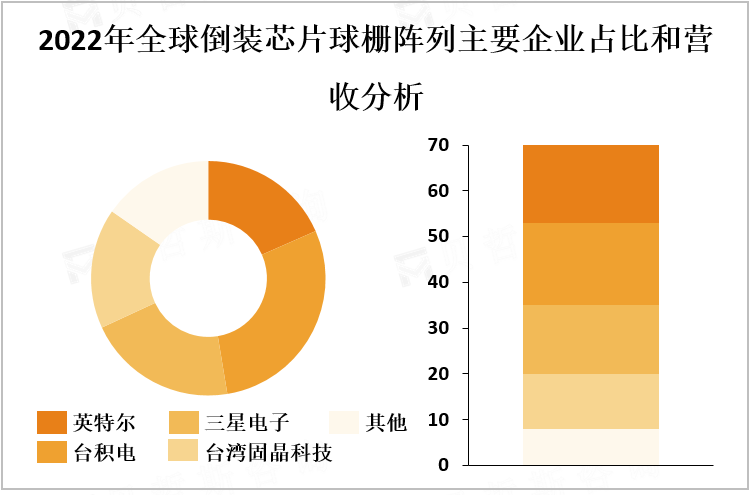 2022年全球倒装芯片球栅阵列主要企业占比和营收分析