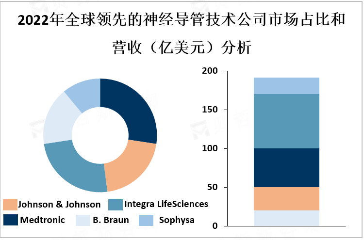 2022年全球领先的神经导管技术公司市场占比和营收分析