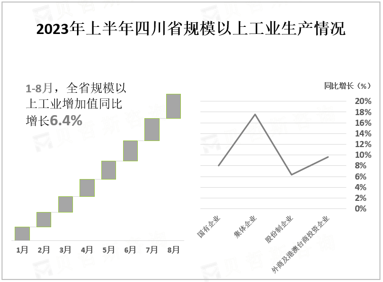 2023年上半年四川省规模以上工业生产情况