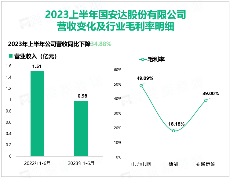 2023上半年国安达股份有限公司 营收变化及行业毛利率明细