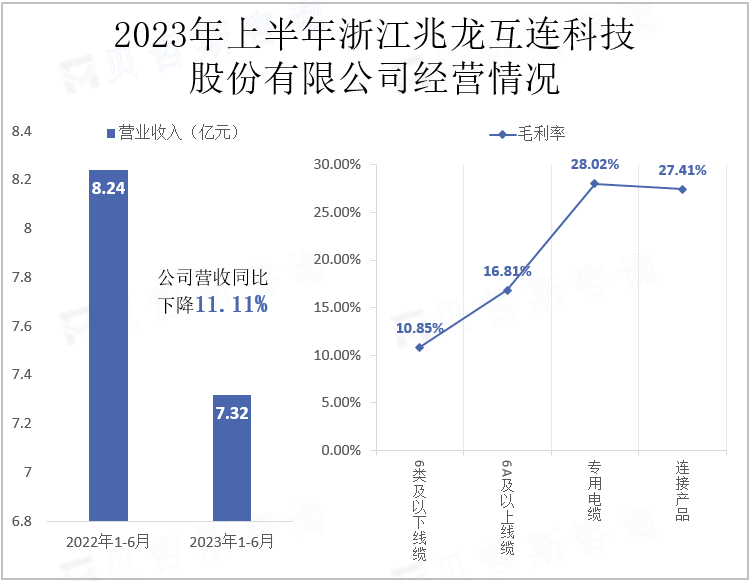 2023年上半年浙江兆龙互连科技股份有限公司经营情况