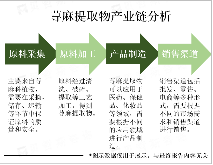 荨麻提取物产业链分析