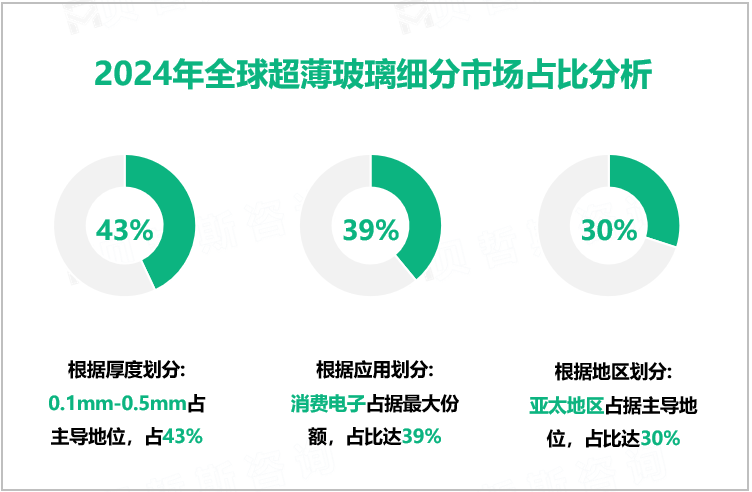 2024年全球超薄玻璃细分市场占比分析