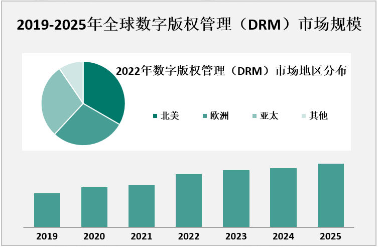 2019-2025年全球数字版权管理（DRM）市场规模