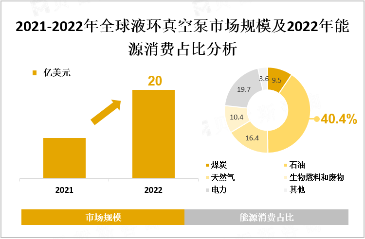 2021-2022年全球液环真空泵市场规模及2022年能源消费占比分析