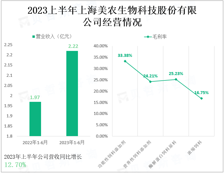 2023上半年上海美农生物科技股份有限公司经营情况