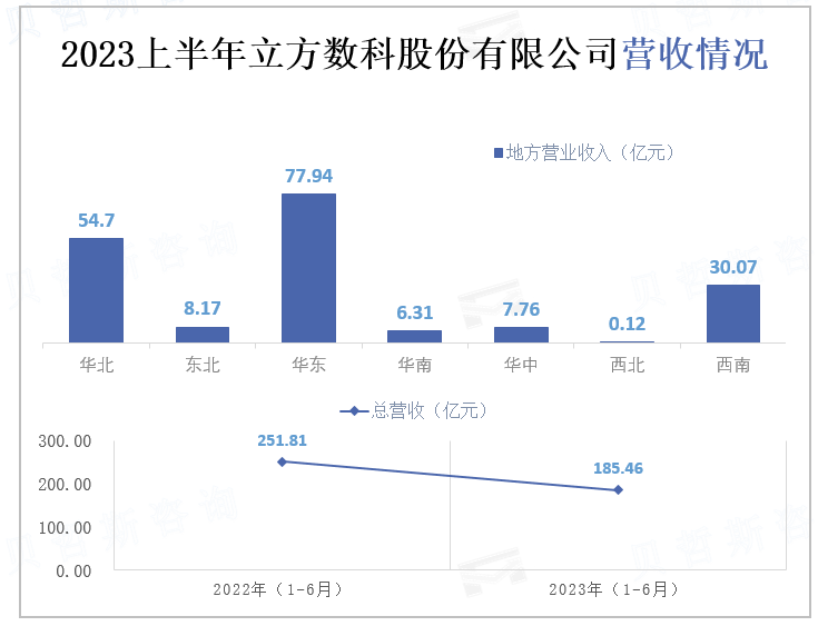 2023上半年立方数科股份有限公司营收情况