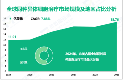 同种异体细胞治疗发展概况：2024年全球市场规模为11.91亿美元