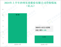 沙河股份深耕房地产行业，其营收在2024年上半年为2.72亿元