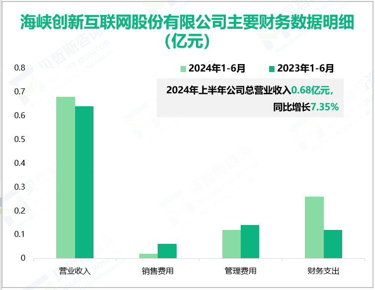 海峡创新互联网股份有限公司主要财务数据明细(亿元)