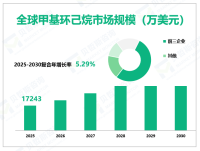 2025年全球甲基环己烷市场收入、需求、趋势、驱动因素和挑战——按类型、应用、地区和参与者划分