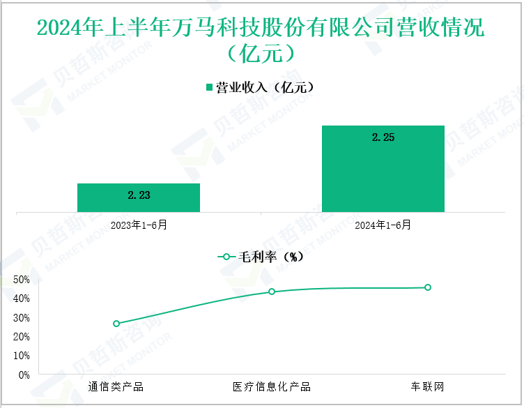2024年上半年万马科技股份有限公司营收情况(亿元)