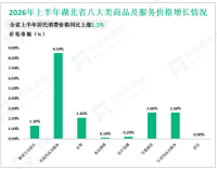2026年上半年湖北省社会消费品零售总额13274.26亿元，同比增长1.5%