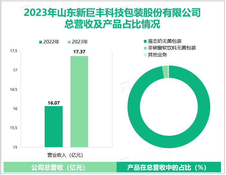 2023年山东新巨丰科技包装股份有限公司总营收及产品占比情况