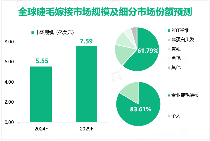 全球睫毛嫁接市场规模及细分市场份额预测