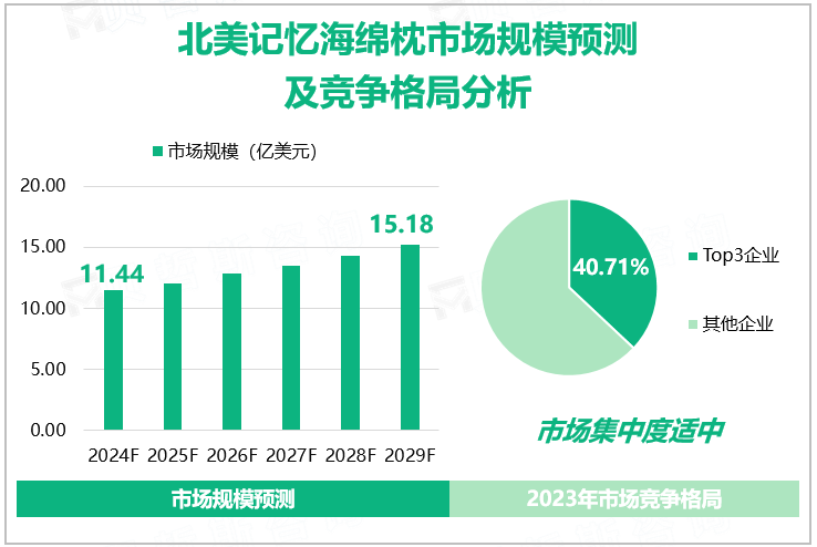 北美记忆海绵枕市场规模预测及竞争格局分析