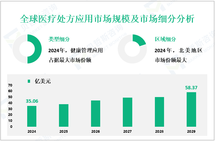 全球医疗处方应用市场规模及市场细分分析