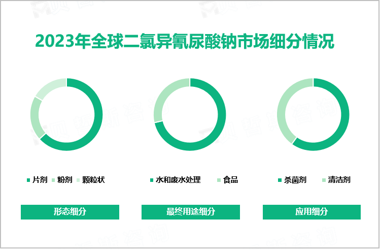 2023年全球二氯异氰尿酸钠市场细分情况