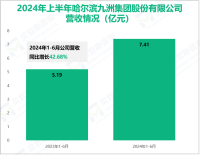 九洲集团深耕电气制造行业，其营收在2024年上半年为7.41亿元