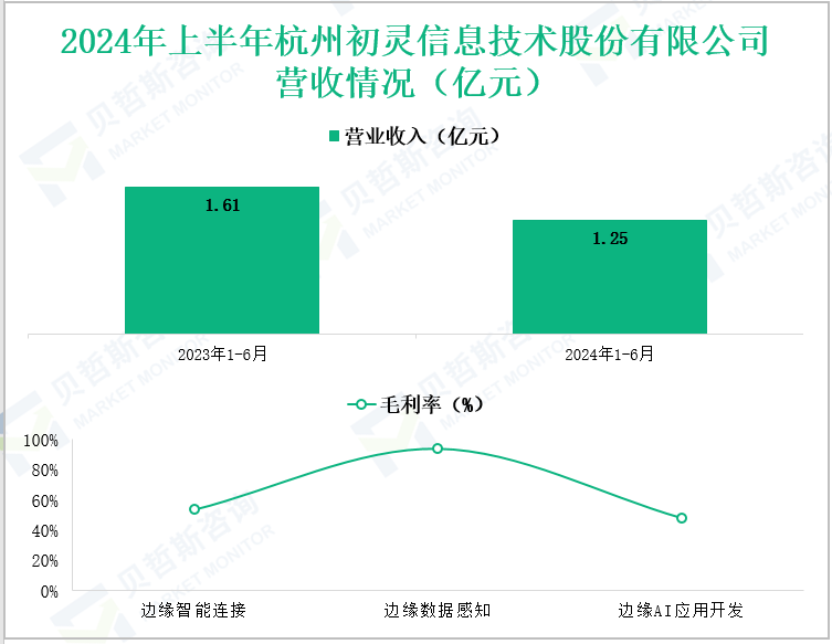 2024年上半年杭州初灵信息技术股份有限公司营收情况(亿元)