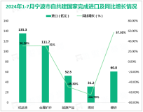 2024年1-7月宁波市对共建“一带一路”国家进出口3512.9亿元，较去年同期增长9.6%