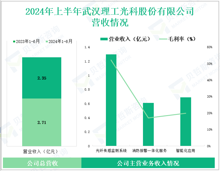 2024年上半年武汉理工光科股份有限公司营收情况