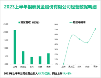 银泰黄金拥有多个世界级有色金属矿床重点地区：2023上半年营收高达45.72亿元

