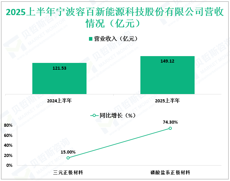 2025上半年宁波容百新能源科技股份有限公司营收情况（亿元）