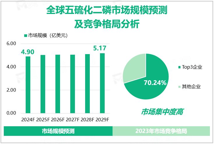 全球五硫化二磷市场规模预测及竞争格局分析