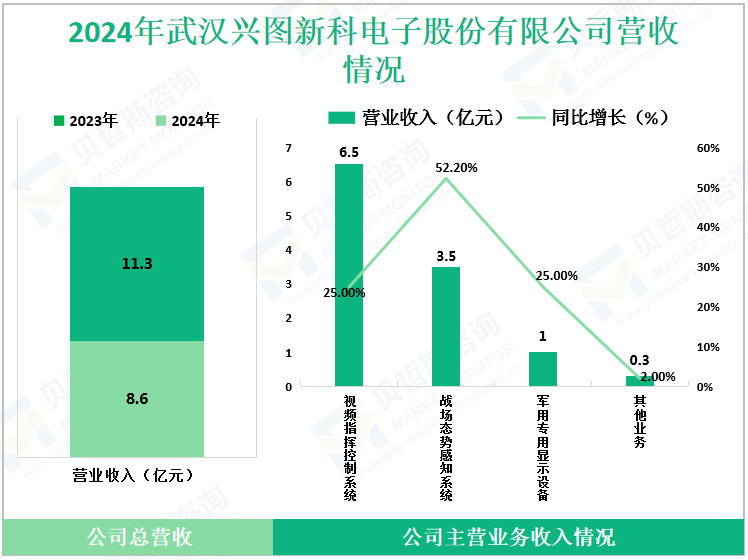 2024年武汉兴图新科电子股份有限公司营收情况