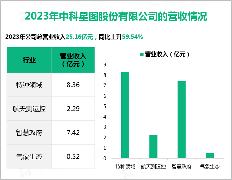 2023年中科星图股份有限公司的营收情况