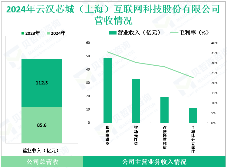 2024年云汉芯城（上海）互联网科技股份有限公司营收情况