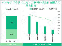 云汉芯城深耕于电子元器件领域，其2024年营收为112.3亿元