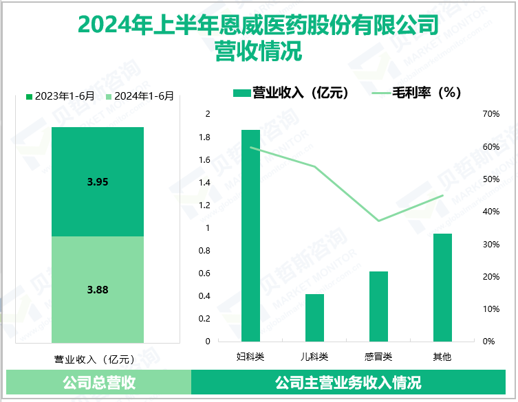 2024年上半年恩威医药股份有限公司营收情况