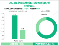 荣科科技致力于做健康行业的深耕者，其营收在2024年上半年为3.13亿元