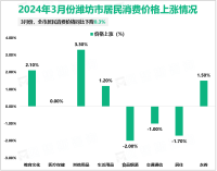 2024年一季度潍坊市社会消费品零售总额709亿元，同比增长8.9%