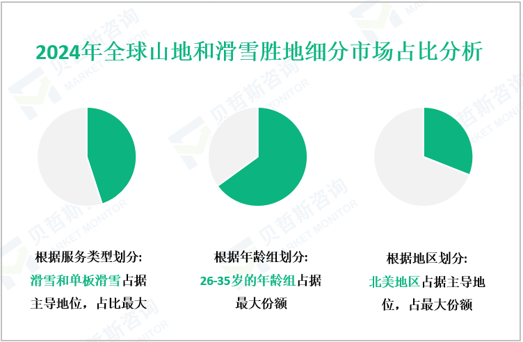 2024年全球山地和滑雪胜地细分市场占比分析