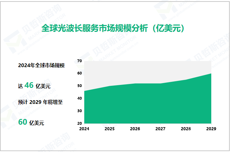 全球光波长服务市场规模分析（亿美元）
