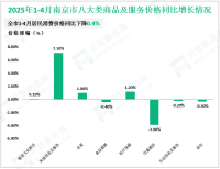 2025年1-4月南京市社会消费品零售总额2944.6亿元，同比增长5.9%