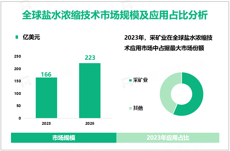 全球盐水浓缩技术市场规模及应用占比分析