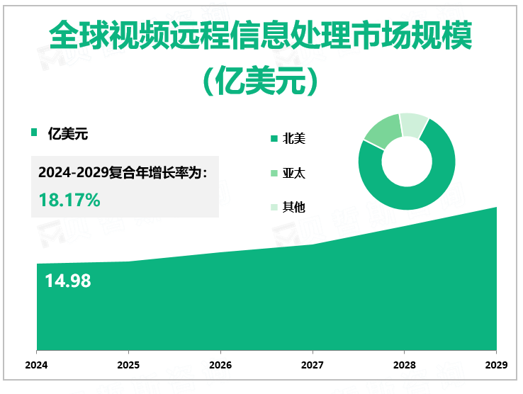 全球视频远程信息处理市场规模 （亿美元）