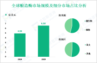 酿造酶行业研究：2024年全球市场规模为4.94亿美元