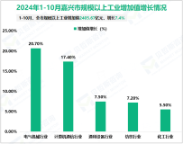 2024年1-10月嘉兴市规模以上工业增加值2405.67亿元，增长7.4%