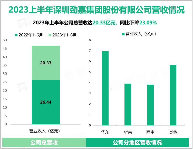 2023上半年深圳劲嘉集团股份有限公司营收情况