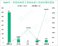 2025年一季度河南省出口机电产品901.7亿元，增长64.1%