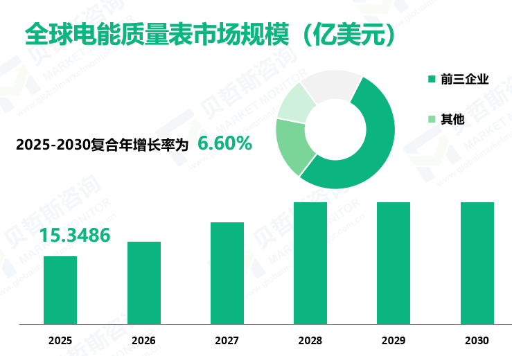 全球电能质量表市场规模（亿美元）