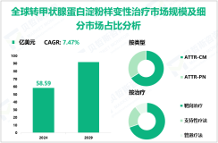 转甲状腺蛋白淀粉样变性治疗现状分析：2024年全球市场规模为58.59亿美元