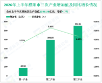 2026年上半年濮阳市实现地区生产总值1038.38亿元，增长4.7%
