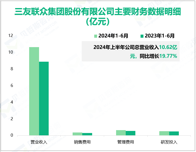 三友联众集团股份有限公司主要财务数据明细(亿元)