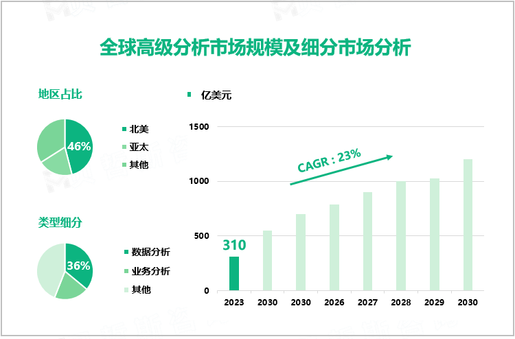 全球高级分析市场规模及细分市场分析